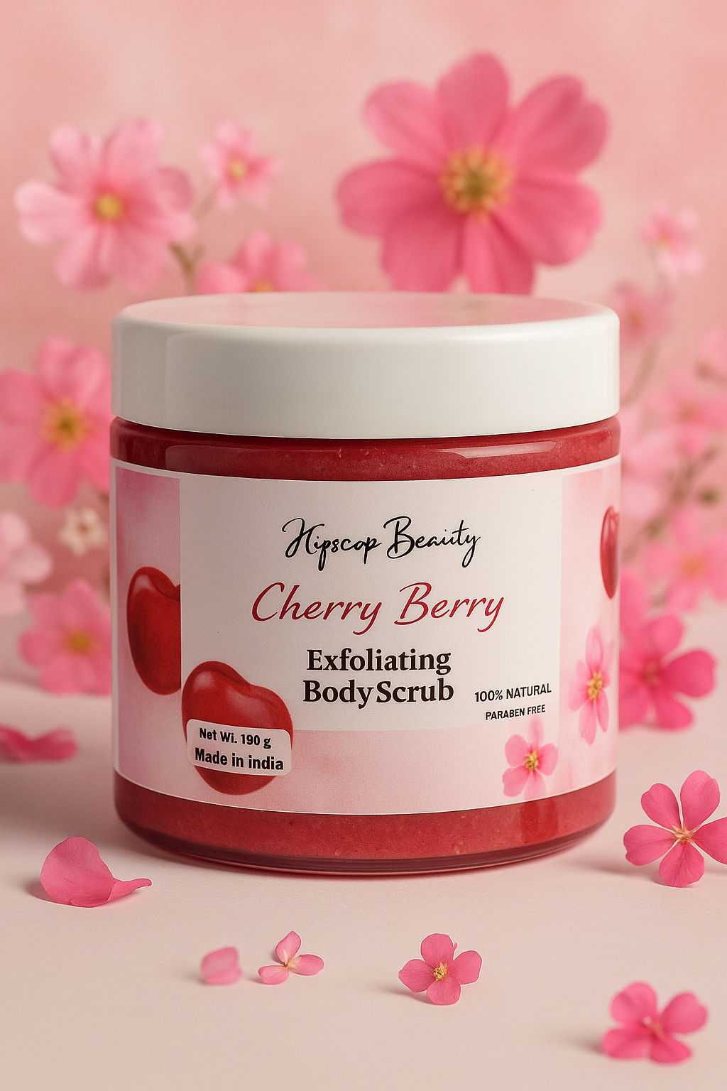 Exfoliating Cherry Berry Body Scrub (100g)